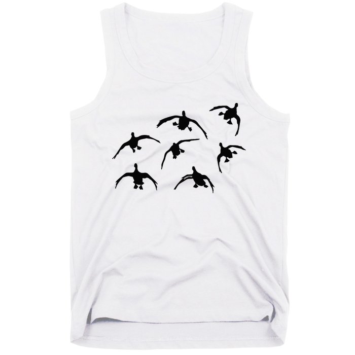 Duck Hunting Seven Drakes By Committed Waterfowl Tank Top