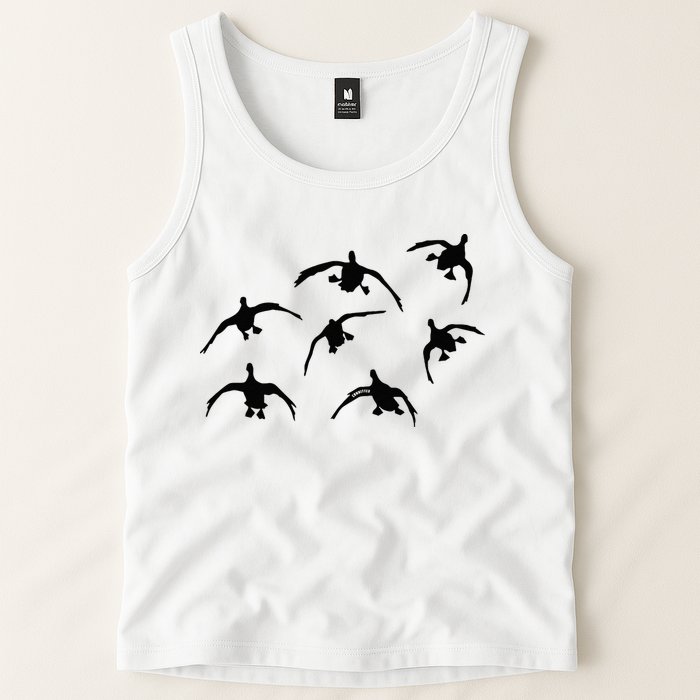 Duck Hunting Seven Drakes By Committed Waterfowl Tank Top
