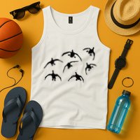 Duck Hunting Seven Drakes By Committed Waterfowl Tank Top