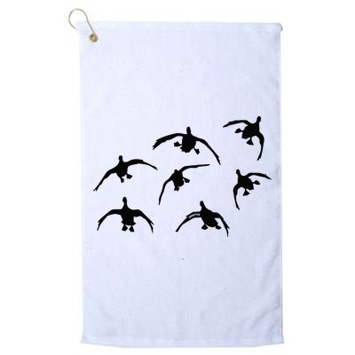 Duck Hunting Seven Drakes By Committed Waterfowl Golf Towel
