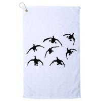 Duck Hunting Seven Drakes By Committed Waterfowl Golf Towel