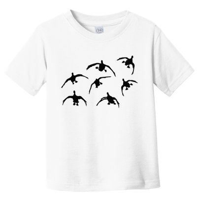 Duck Hunting Seven Drakes By Committed Waterfowl Toddler T-Shirt