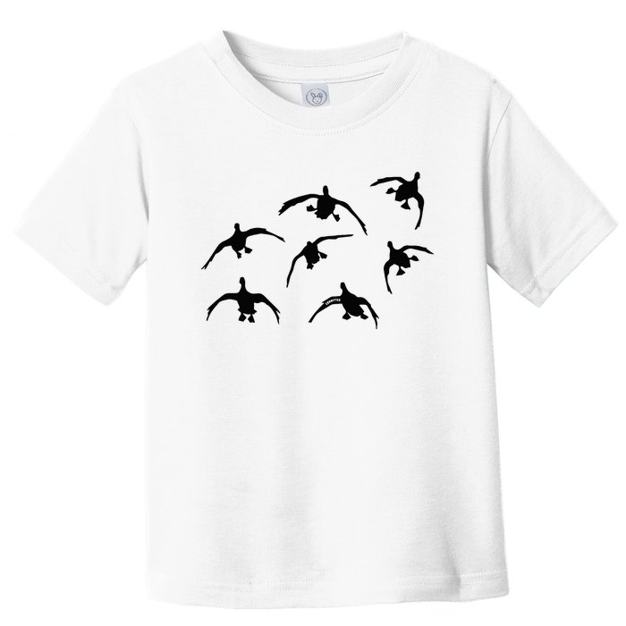 Duck Hunting Seven Drakes By Committed Waterfowl Toddler T-Shirt