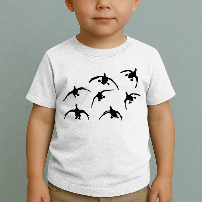 Duck Hunting Seven Drakes By Committed Waterfowl Toddler T-Shirt