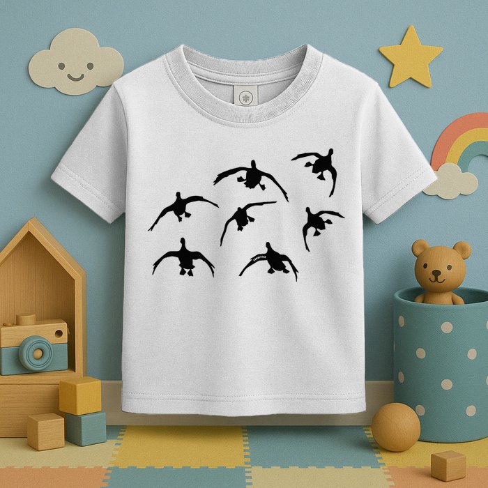 Duck Hunting Seven Drakes By Committed Waterfowl Toddler T-Shirt
