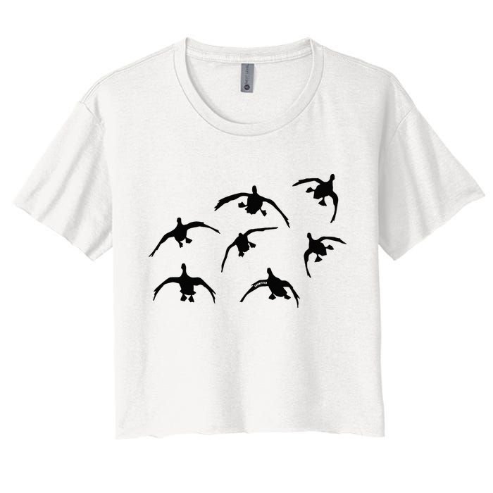 Duck Hunting Seven Drakes By Committed Waterfowl Crop Top