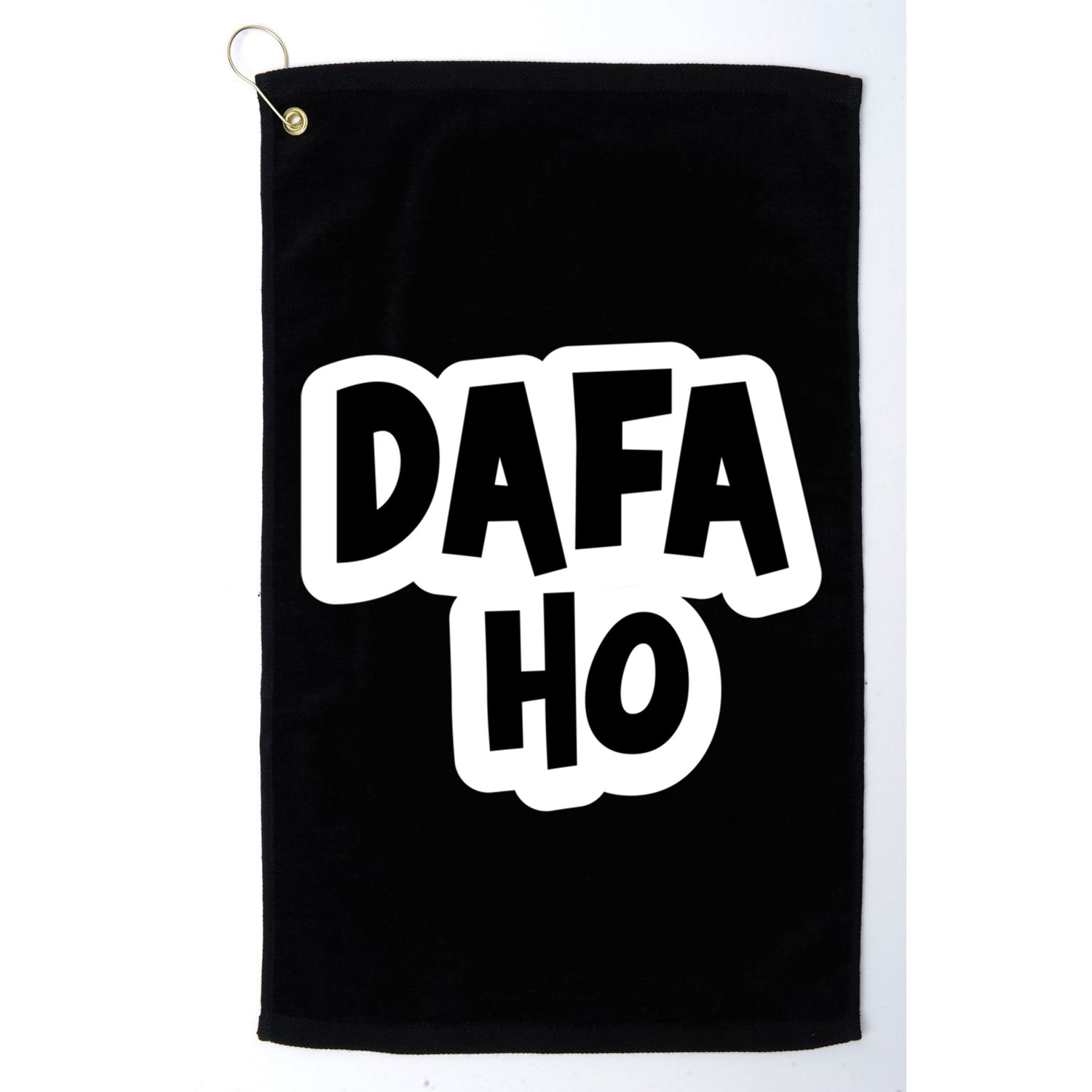 Dafa Ho South Asian Indian Humor Great Gift Golf Towel