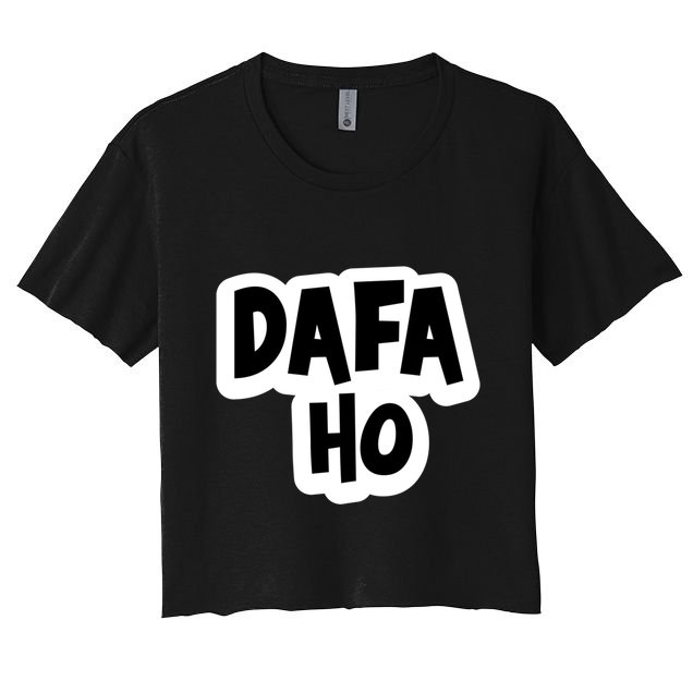 Dafa Ho South Asian Indian Humor Great Gift Crop Top