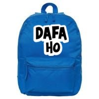 Dafa Ho South Asian Indian Humor Great Gift 16 in Basic Backpack