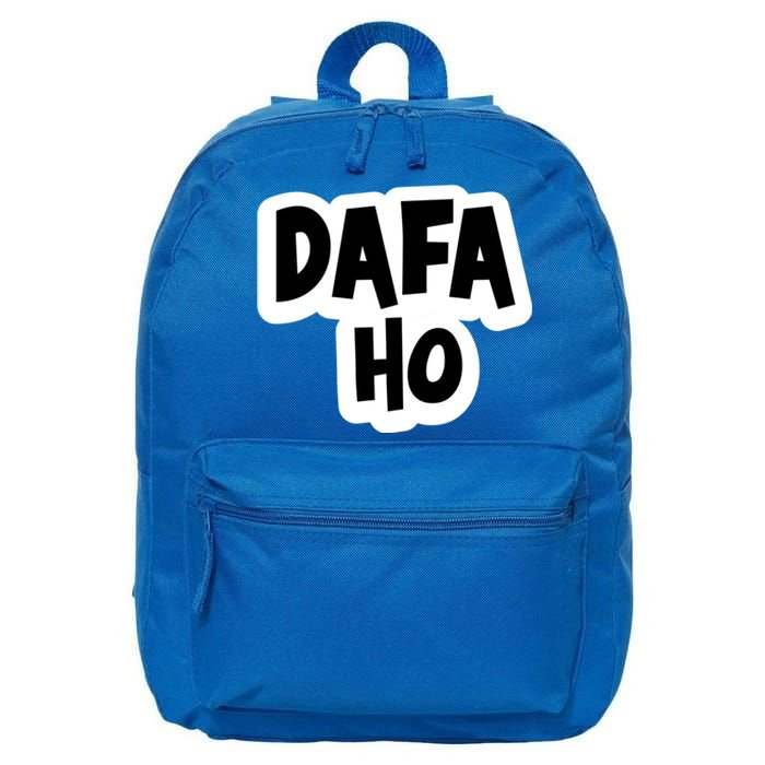 Dafa Ho South Asian Indian Humor Great Gift 16 in Basic Backpack