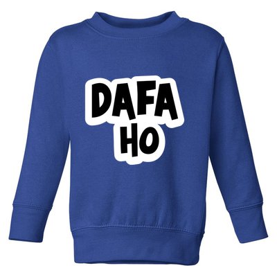 Dafa Ho South Asian Indian Humor Great Gift Toddler Sweatshirt