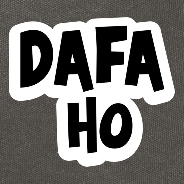 Dafa Ho South Asian Indian Humor Great Gift Cotton Canvas Backpack
