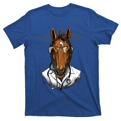 Doctor Horse Surgeon Physician Dr Md Cow Horse Lover Gift T-Shirt