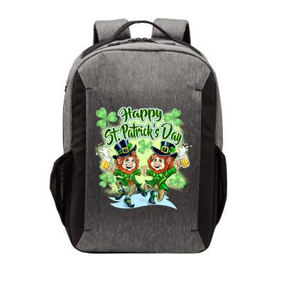 Dancing Happy St. Patrick's Day Leprechauns Vector Backpack