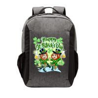 Dancing Happy St. Patrick's Day Leprechauns Vector Backpack