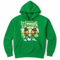 Dancing Happy St. Patrick's Day Leprechauns Hoodie