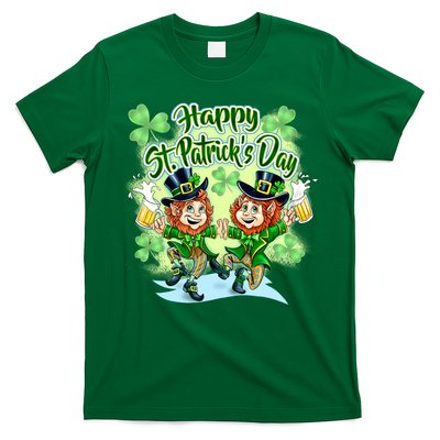 Dancing Happy St. Patrick's Day Leprechauns T-Shirt