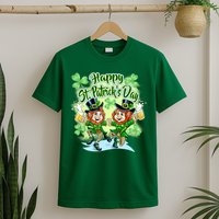 Dancing Happy St. Patrick's Day Leprechauns T-Shirt
