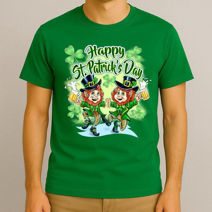 Dancing Happy St. Patrick's Day Leprechauns T-Shirt