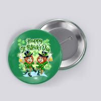 Dancing Happy St. Patrick's Day Leprechauns Button