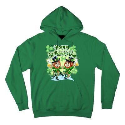 Dancing Happy St. Patrick's Day Leprechauns Tall Hoodie