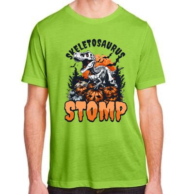 Dinosaur Halloween Skeletosaurus Stomp Great Gift Adult ChromaSoft Performance T-Shirt