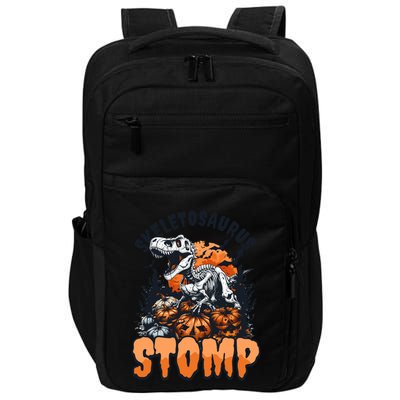 Dinosaur Halloween Skeletosaurus Stomp Great Gift Impact Tech Backpack