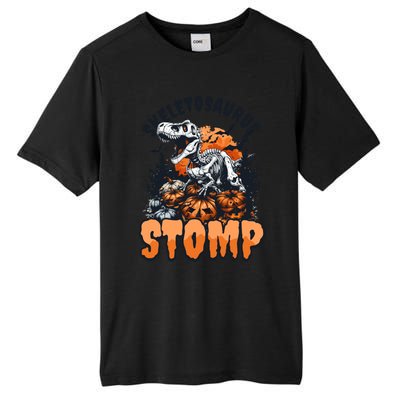 Dinosaur Halloween Skeletosaurus Stomp Great Gift Tall Fusion ChromaSoft Performance T-Shirt