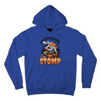 Dinosaur Halloween Skeletosaurus Stomp Great Gift Hoodie