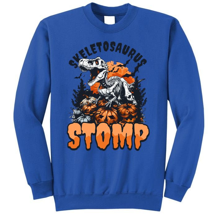 Dinosaur Halloween Skeletosaurus Stomp Great Gift Sweatshirt