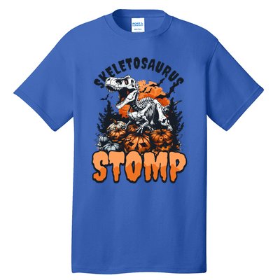 Dinosaur Halloween Skeletosaurus Stomp Great Gift Tall T-Shirt