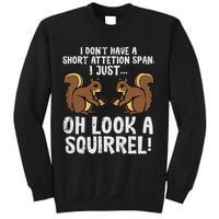 Dont Have Short Attention Span Look Squirrel Sweatshirt