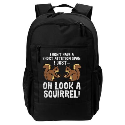 Dont Have Short Attention Span Look Squirrel Daily Commute Backpack