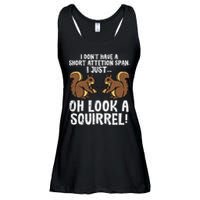 Dont Have Short Attention Span Look Squirrel Ladies Essential Flowy Tank