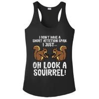 Dont Have Short Attention Span Look Squirrel Ladies PosiCharge Competitor Racerback Tank
