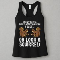 Dont Have Short Attention Span Look Squirrel Womens Tank Top