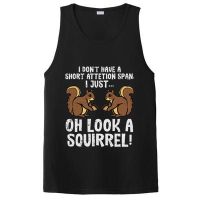 Dont Have Short Attention Span Look Squirrel PosiCharge Competitor Tank
