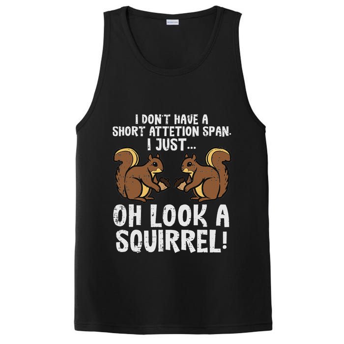 Dont Have Short Attention Span Look Squirrel PosiCharge Competitor Tank