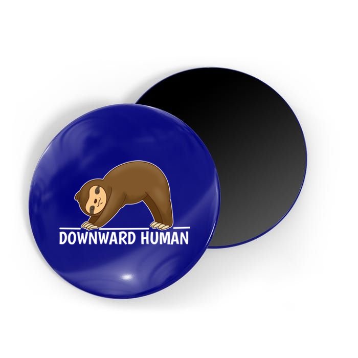 Downward Hu Sloth Gift Magnet