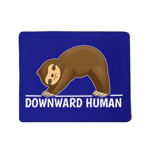 Downward Hu Sloth Gift Mousepad