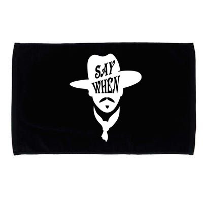 Doc Holliday Say When Microfiber Hand Towel