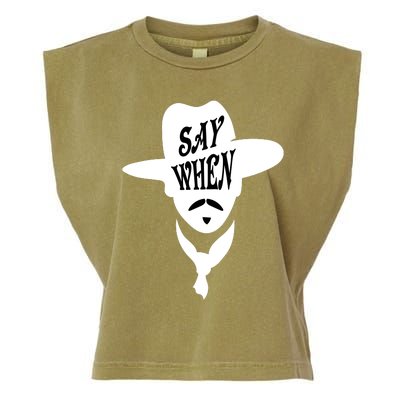 Doc Holliday Say When Garment-Dyed Women's Muscle Tee