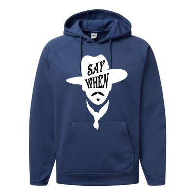 Doc Holliday Say When Performance Fleece Hoodie