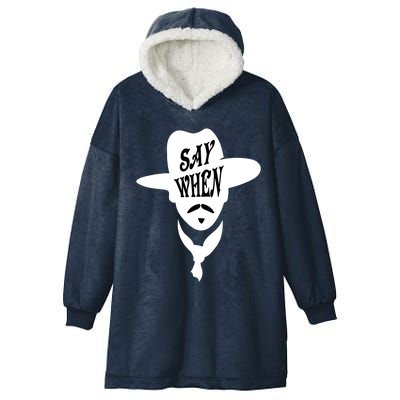 Doc Holliday Say When Hooded Wearable Blanket