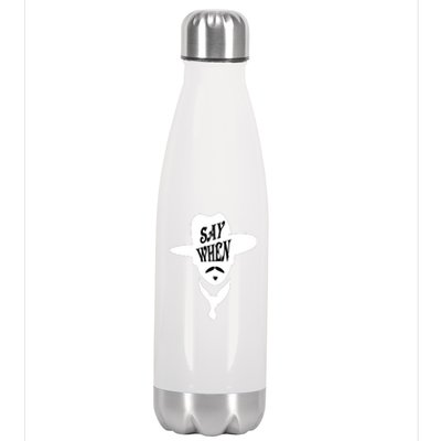 Doc Holliday Say When Stainless Steel Insulated Water Bottle