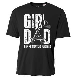 Dad Her Solder Forever Proud Fathers Day Dad Cooling Performance Crew T-Shirt