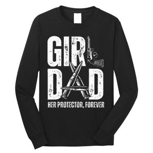 Dad Her Solder Forever Proud Fathers Day Dad Long Sleeve Shirt