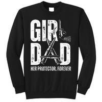 Dad Her Solder Forever Proud Fathers Day Dad Sweatshirt