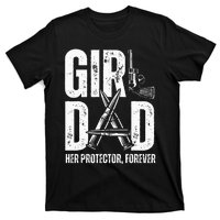 Dad Her Solder Forever Proud Fathers Day Dad T-Shirt