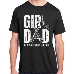 Dad Her Solder Forever Proud Fathers Day Dad Adult ChromaSoft Performance T-Shirt